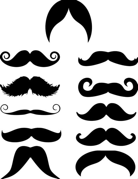 15 Mustache Templates And Colouring Pages | Free & Premium Templates