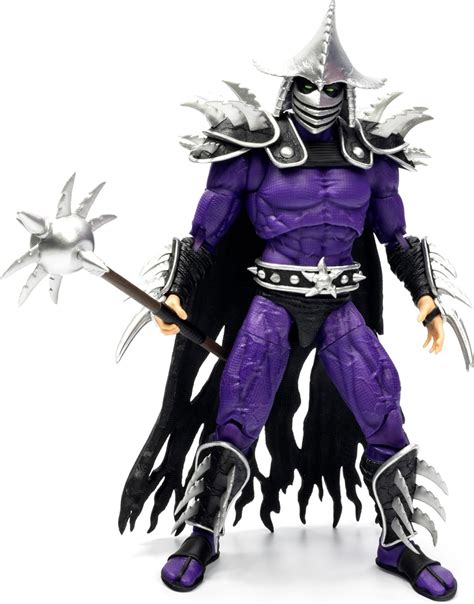 BST AXN TMNT XL Super Shredder 8" action figure with Comic