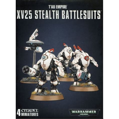 Warhammer 40k - Tau Empire - XV25 Stealth Battlesuits