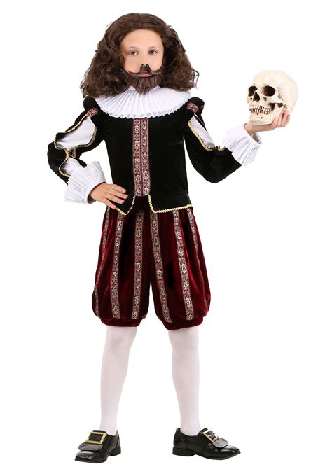 Kid's William Shakespeare Costume | Historical Costumes