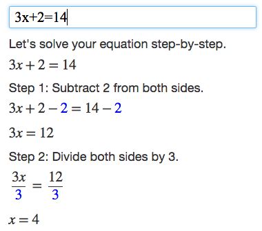 Algebra Calculator - MathPapa