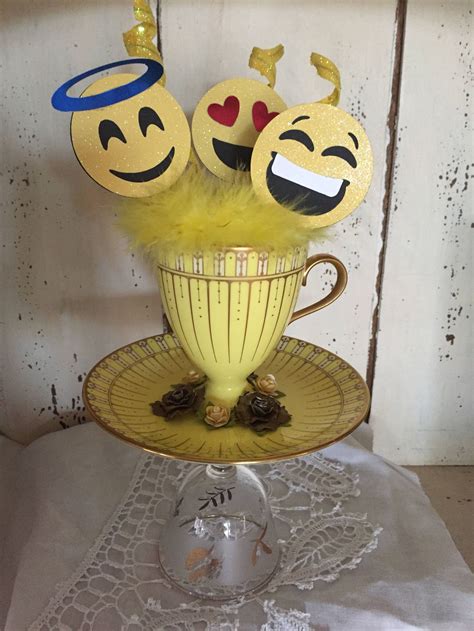 Bright and Cheerful Emoji Tea Cup - Etsy