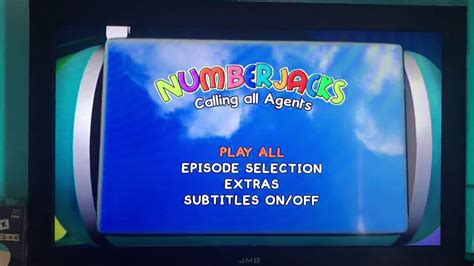 Numberjacks calling all Agents DVD menu walkthrough - YouTube