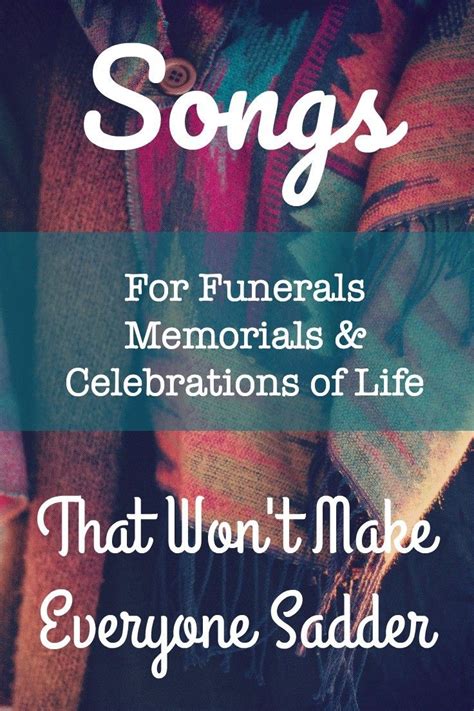 Funeral songs memorial service songs and lyrics life celebration music – Artofit