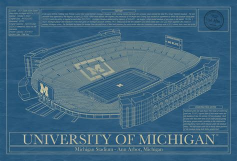 University Of Michigan Football Stadium Map