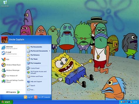 Windows XP wallpaper parody (Start menu) by Bubblebeam2004 on DeviantArt