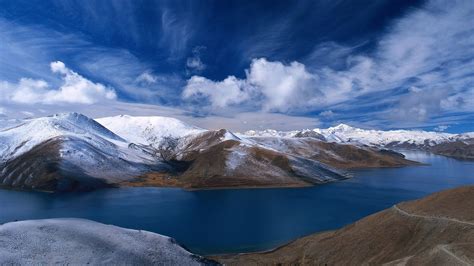 Brown mountain, nature, landscape, mountains, water HD wallpaper | Wallpaper Flare