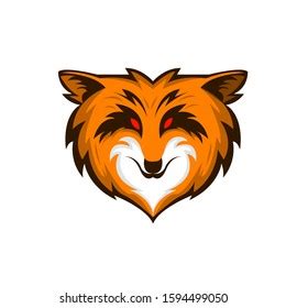 Fox Esport Logo Cartoon Vector Icon Stock Vector (Royalty Free) 1822833899
