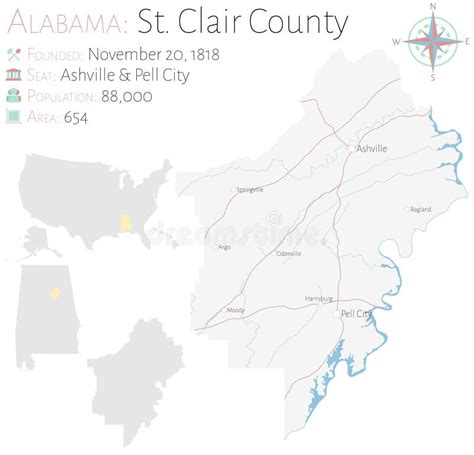 St. Clair County, Alabama Counties in Alabama, United States of America ...