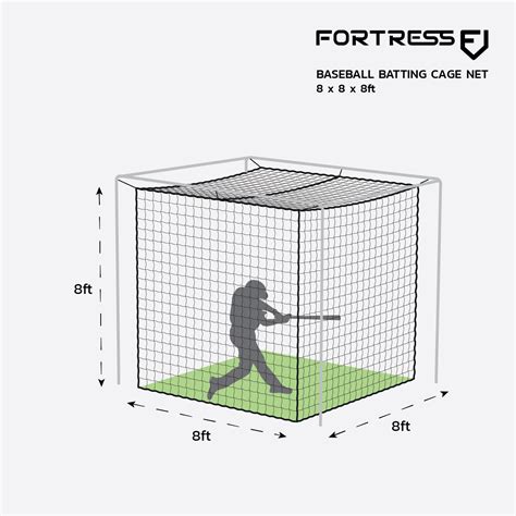 2.5m Mini Baseball Batting Cage Nets #42 | Net World Sports