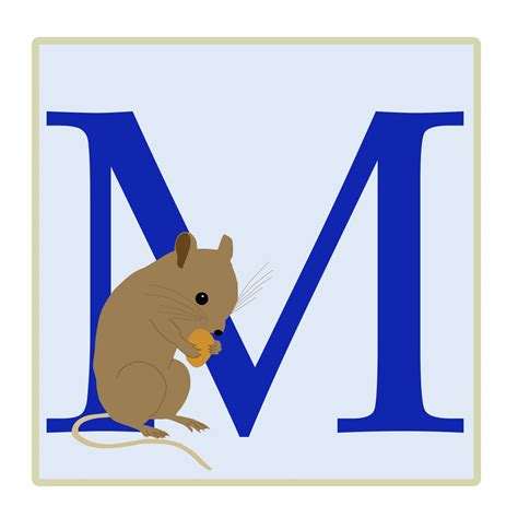 Letter M, Mouse Illustration Free Stock Photo - Public Domain Pictures