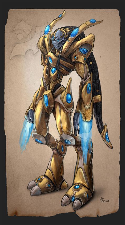 SC2 Protoss: Zealot by ZeroCartin on DeviantArt