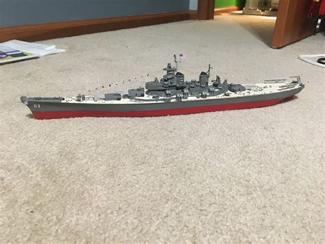 USS Missouri Battleship -- Plastic Model Military Ship Kit -- 1/535 ...