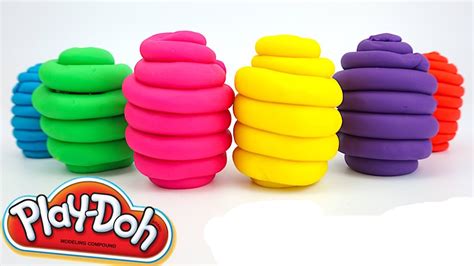 Learn Colors with Play Doh Animal Molds Lion Tiger Monkey Fun ...