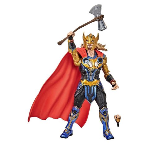 Marvel Legends Thor: Love and Thunder Thor Action Figure 6-inch Collectible Toy, 3 Accessories ...