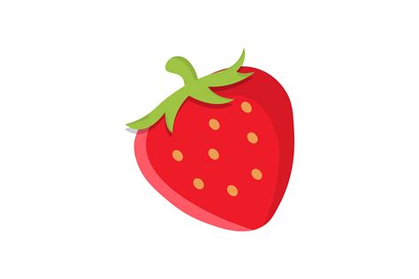 Strawberry Vector Illustration Icon Graphic by mitubaby.art · Creative Fabrica