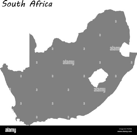 High quality map of South Africa . Vector illustration Stock Vector Image & Art - Alamy