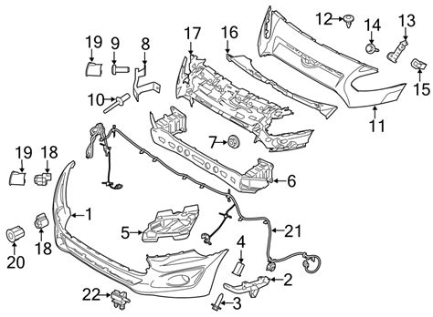 Ford Transit Connect Nut. Bumper. 2013-18. W/SPARE TIRE CARRIER. W ...