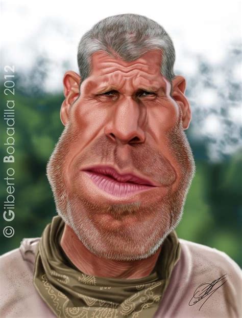 Ron Perlman Funny Caricatures, Celebrity Caricatures, Celebrity Drawings, Funny Cartoon Faces ...