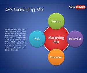 Free 4P Marketing Mix PowerPoint Template