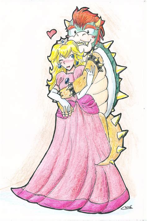 Bowser x Peach by daisy010100 on DeviantArt