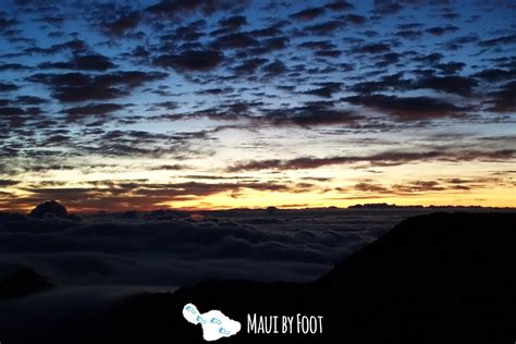 Sunrise at the Haleakala Summit - Maui by Foot