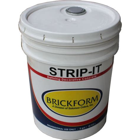 Masonry paint remover - BRICKFORM : STRIP-IT - Solomon Colors - for ...