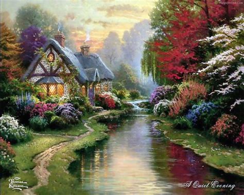 Thomas Kinkade Free Summer Desktop Wallpapers - Wallpaper Cave