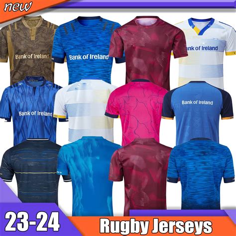 2023 2024 Leinster MUNSTER Rugby Jersey Home Away 21 22 23 24 Club Shirt Size S 3XL White Blue ...