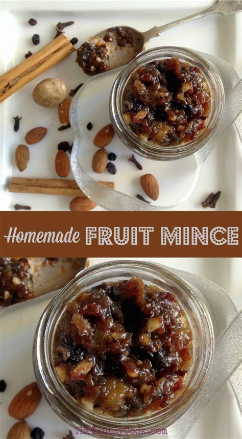 Homemade Fruit Mince - The Klutzy Cook