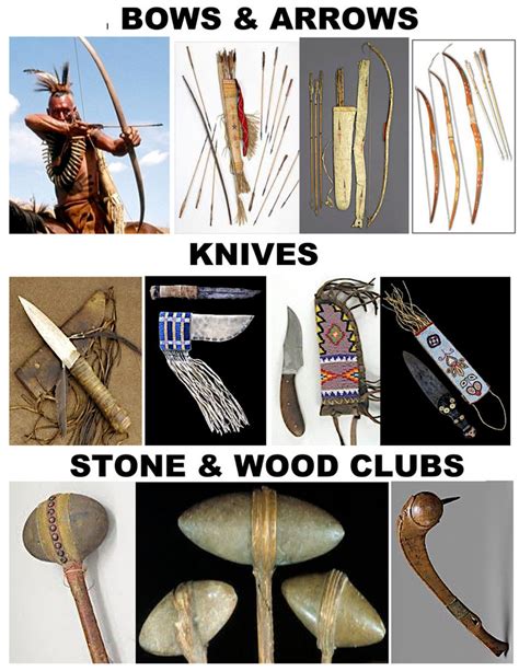 Twelve Native American Weapons