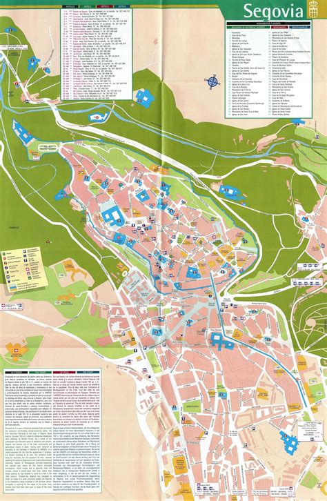 SEGOVIA SPAIN MAP - Imsa Kolese