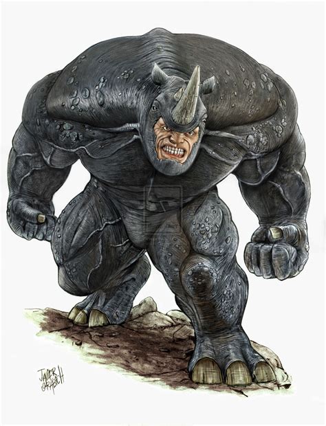 RHINO COLOR by orabich.deviantart.com on @DeviantArt Marvel Rhino, Groot Marvel, Wolverine ...