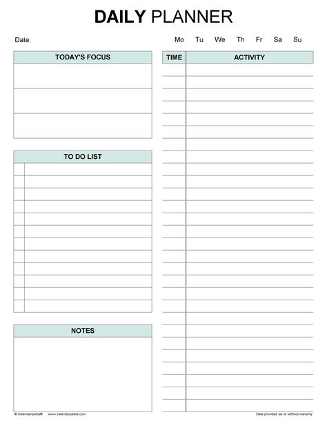 Microsoft Planner Template