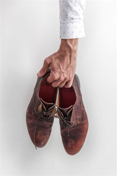Free Images : footwear, brown, maroon, tan, leather, oxford shoe, hand, ankle, boot, human leg ...