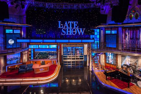 The Late Show with Stephen Colbert Broadcast Set Design Gallery