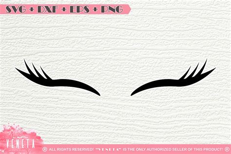 Eyelashes | SVG DXF EPS PNG | Cutting File (127763) | SVGs | Design Bundles