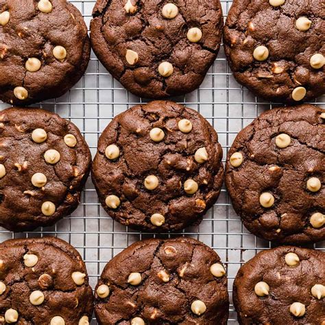 Chocolate Peanut Butter Chip Cookies - Salt & Baker