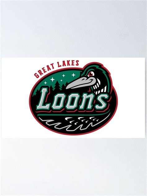 "Great Lakes Loons icons" Poster for Sale by OchidCorn | Redbubble