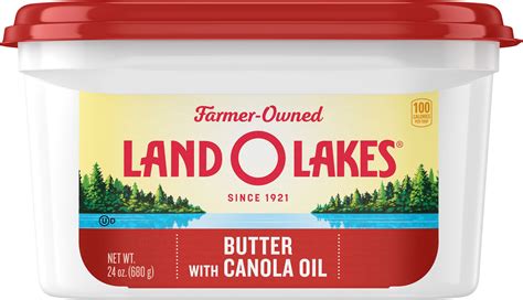 Land O Lakes Butter with Canola Oil, 24 oz. - Walmart.com - Walmart.com