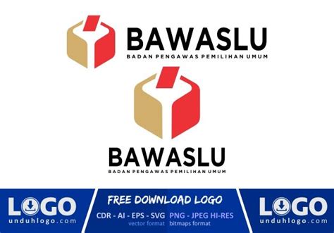 Logo Bawaslu Pemilu 2019 Vector | ? logo, Vector logo design, Vector logo