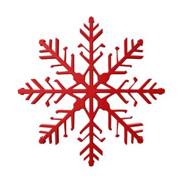 Red Snowflake PNG, Vector, PSD, and Clipart With Transparent Background for Free Download | Pngtree