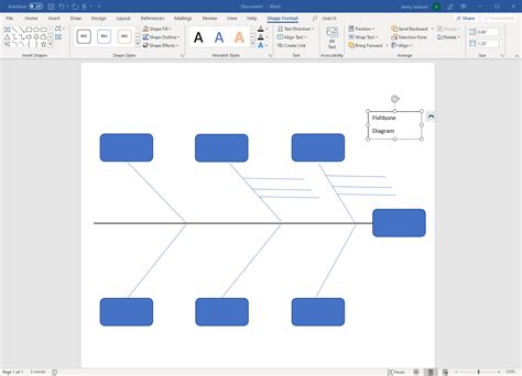 How to Make a Fishbone Diagram in Word | Lucidchart Blog