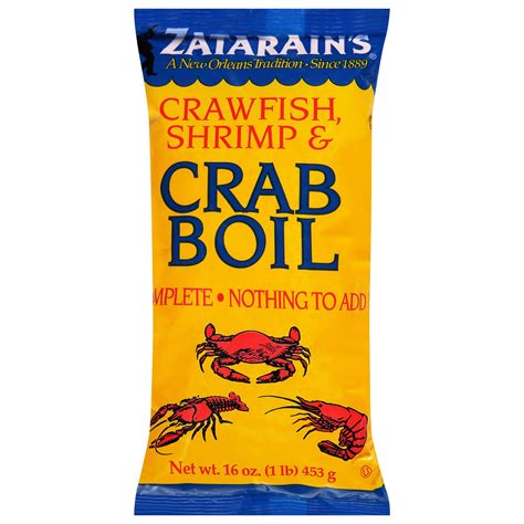 Zatarain's Crab Boil Seasoning, 16 oz - Walmart.com