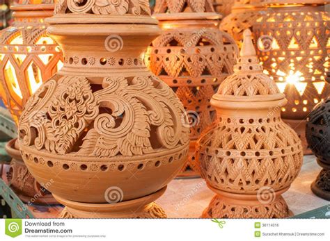 Beautiful Thai style designs on pottery | Ceramic lantern, Pottery designs, Pottery