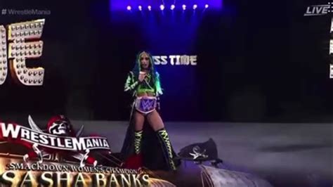 Sasha Banks Wrestlemania 37 Entrance - YouTube