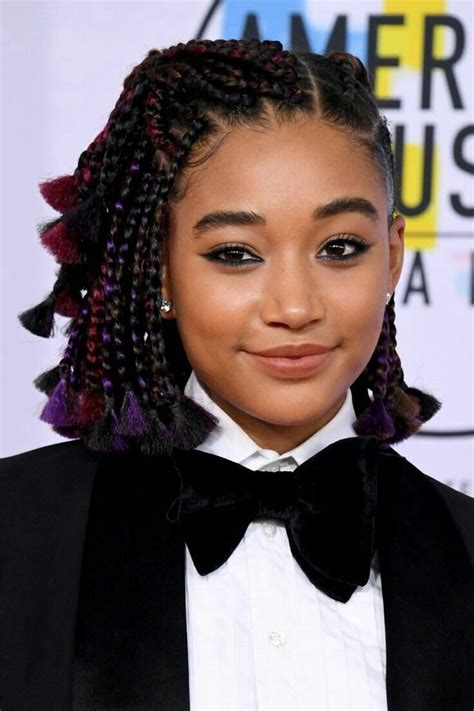 Amandla Stenberg | Box braids hairstyles for black women, Hair inspiration, Hair styles