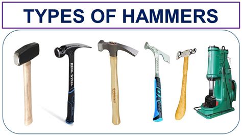 Hand Types Of Hammers