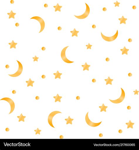 Moon star background Royalty Free Vector Image