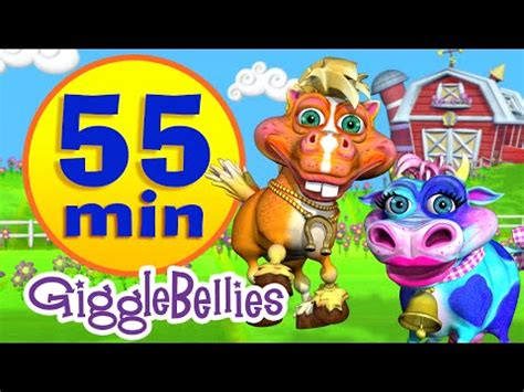 Old Mac Donald Had A Farm | 20 More Nursery Rhymes | GiggleBellies ...